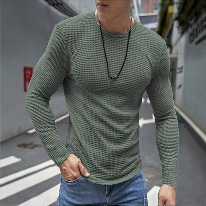 Men's structured fabric long sleeve t-shirt Lune London