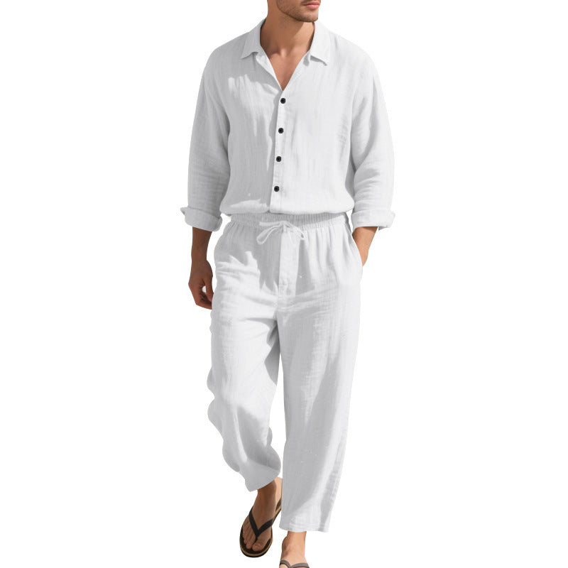 Casual men's suit with top and elastic pants Lune London