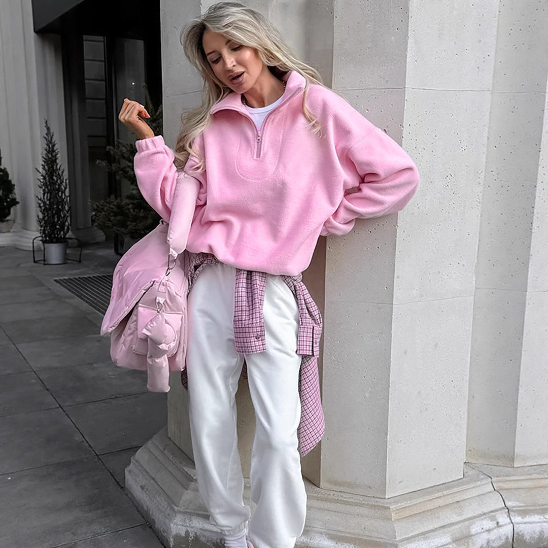 Ladies Fleece Pullover Lune London