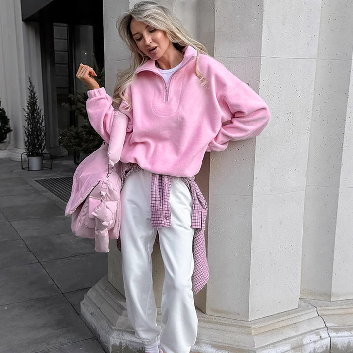 Ladies Fleece Pullover Lune London