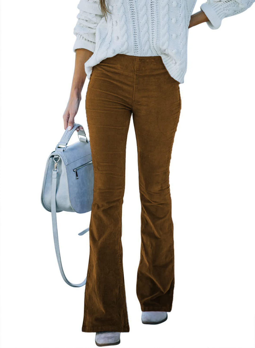 Women Velvet Flared Pants Amarae