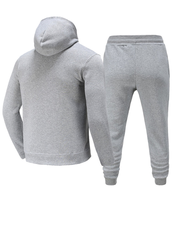 Women's sporty hoodie and jogger pants set with catchy inscription Lune London