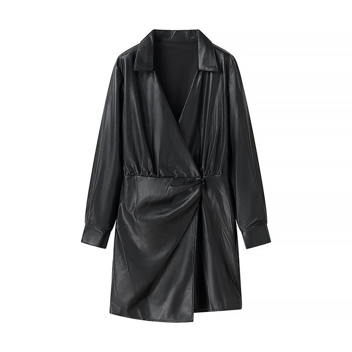 Ladies faux leather coat Lune London