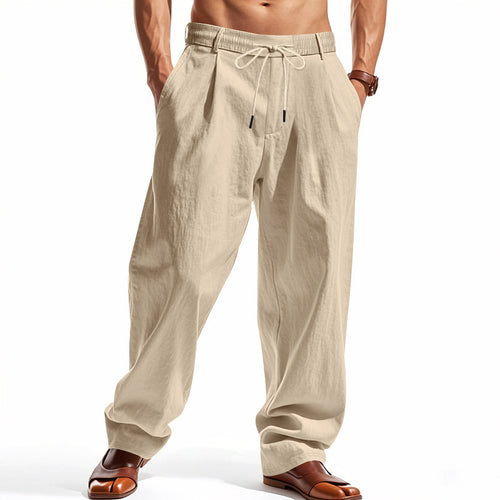 Casual pants for men with elegant pleats and a comfortable fit Amarae