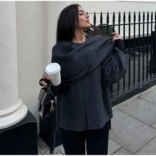 Feminine Oversized Urban Chic Sweater