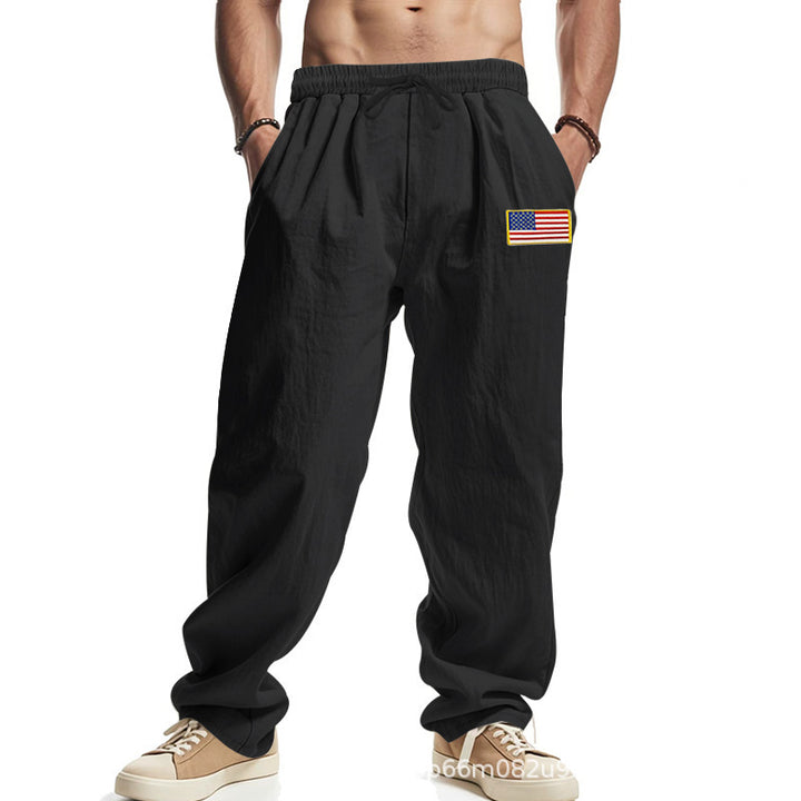 Casual cargo pants for men with practical pockets and elastic waist Lune London