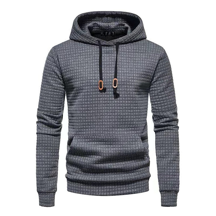 Men's comfortable hoodie with textured fabric Lune London