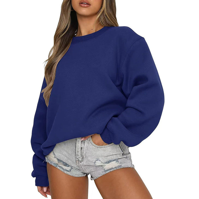 Ladies Oversized Sweatshirt with a relaxed fit and soft sleeves Lune London