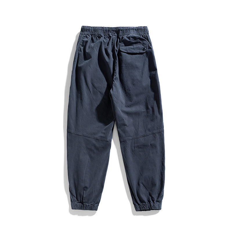 Casual cargo jogging pants for men with elastic waistband Lune London