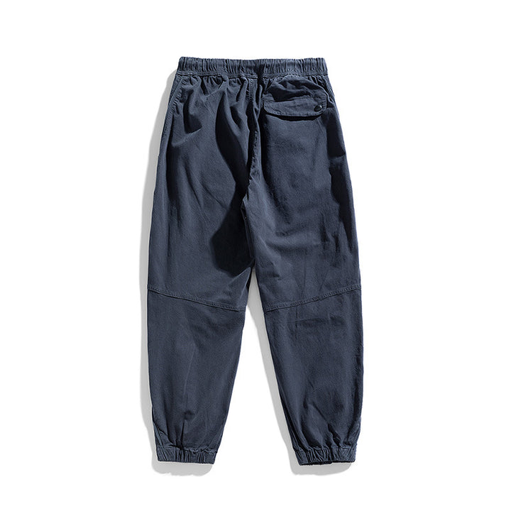 Casual cargo jogging pants for men with elastic waistband Lune London