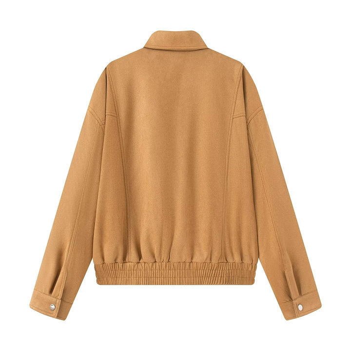 Ladies stylish transitional jacket with original collar Lune London