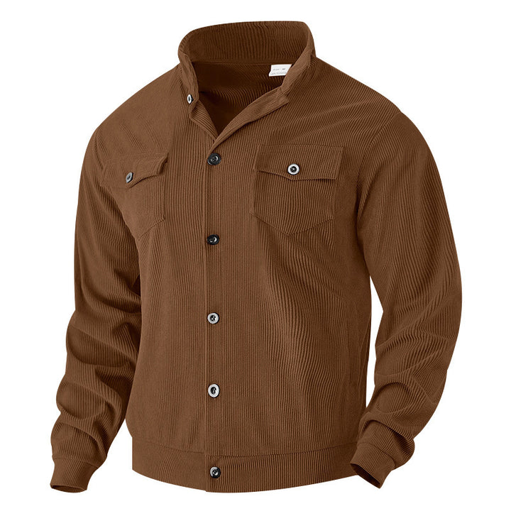 Modern fit corduroy jacket for men with chest pockets Lune London