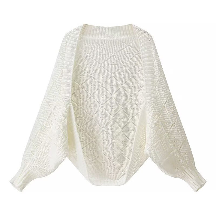 Pull en maille tricoté confortable pour femmes dans un motif en diamant moderne Chic & Stil