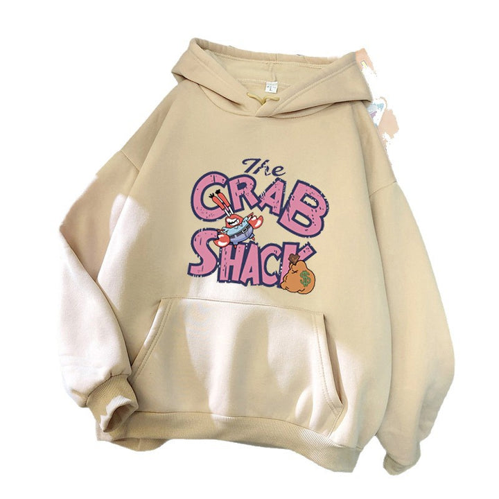 Women's hoodie with creative crab motif Chic & Style