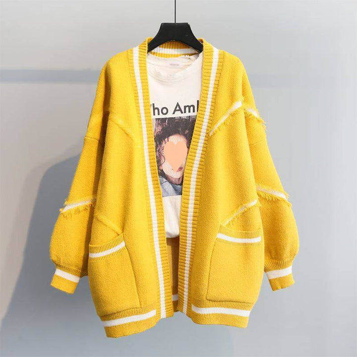 Ladies oversized knit cardigan Lune London