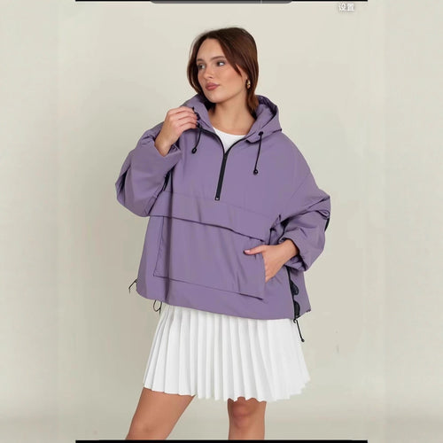 Lightweight anorak jacket for women with practical pockets Amarae