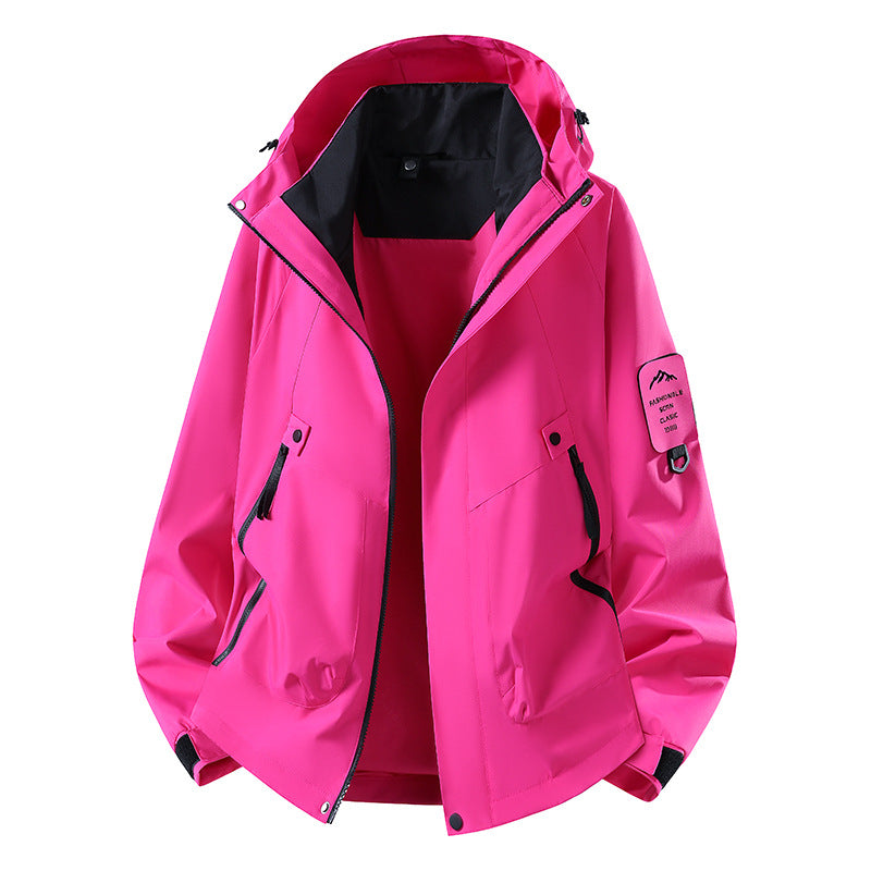 Men's Two-in-One Weather Protection Jacket with Removable Padded Vest and Adjustable Hood Amarae