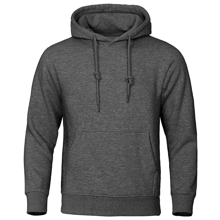 Men's hooded sweatshirt with soft inner lining and stylish details Amarae