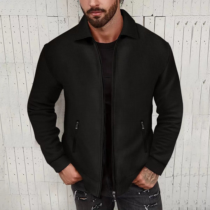 Men's lightweight vest with textured design and practical zip pockets Chic and style