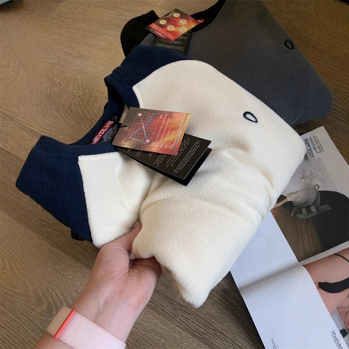 Femme haut en polaire avec manches raglan et grand confort de port Chic & Stil