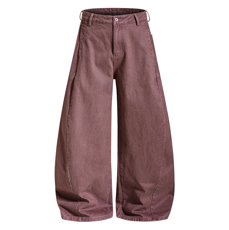 Women wide high-cut jeans culotte in balloon cut Amarae