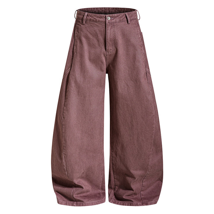 Women wide high-cut jeans culotte in balloon cut Amarae