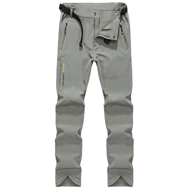Women's Stretch Softshell Outdoor Pants with pre-shaped knees, adjustable waistband and zippered pockets Amarae