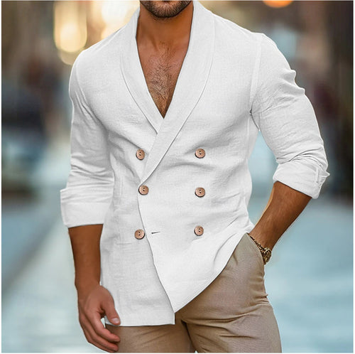 Elegant and stylish linen jacket for men Amarae