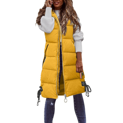 Amarae | Women’s Fashion Quilted Vest with Practical Pockets and Adjustable Elastic Band