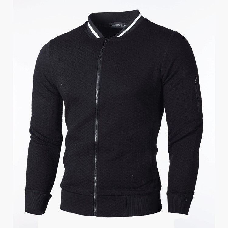 Lightweight sporty jacket for men with zipper and contrasting details Lune London