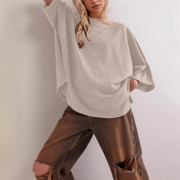 Women Oversized Sweatshirt with Open Sides Amarae