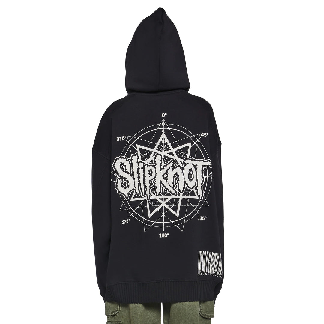 Women's hoodie with artistic graphic print and relaxed fit Lune London