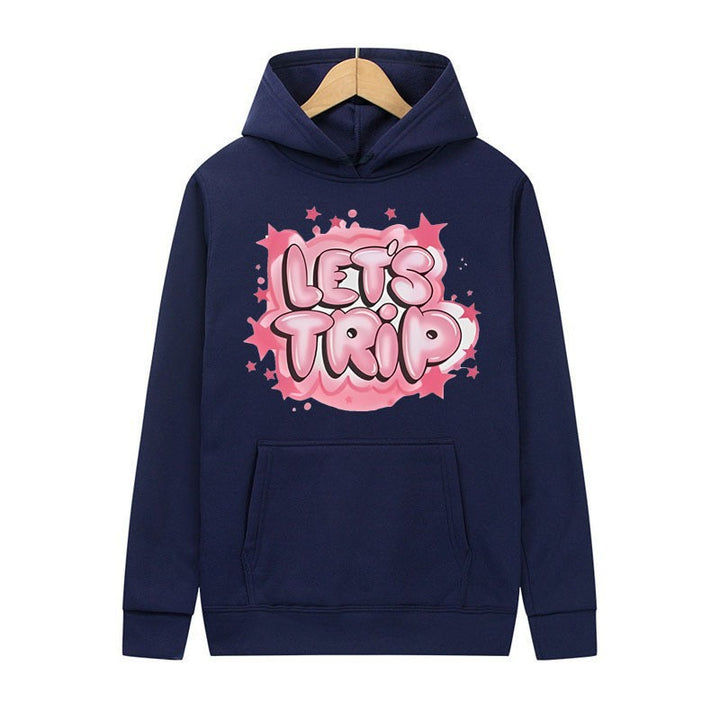 Women's hoodie with stylish graffiti print and comfortable fit Chic & Stil