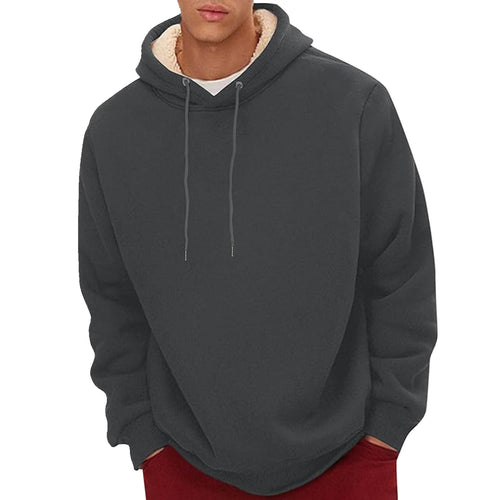 Men's Fleece Hoodie with Internal Plush Lining Amarae