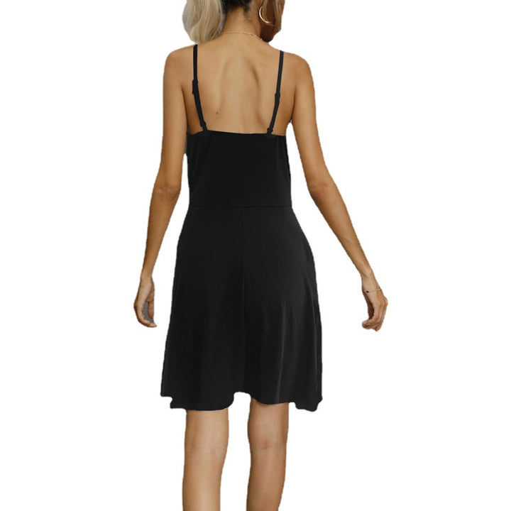 Lune London A-line Button Summer Dress for Ladies