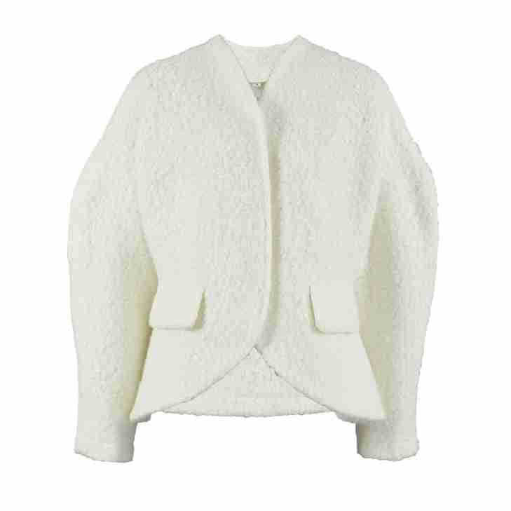 Trendy wool jacket for women with soft fabric and casual fit Lune London