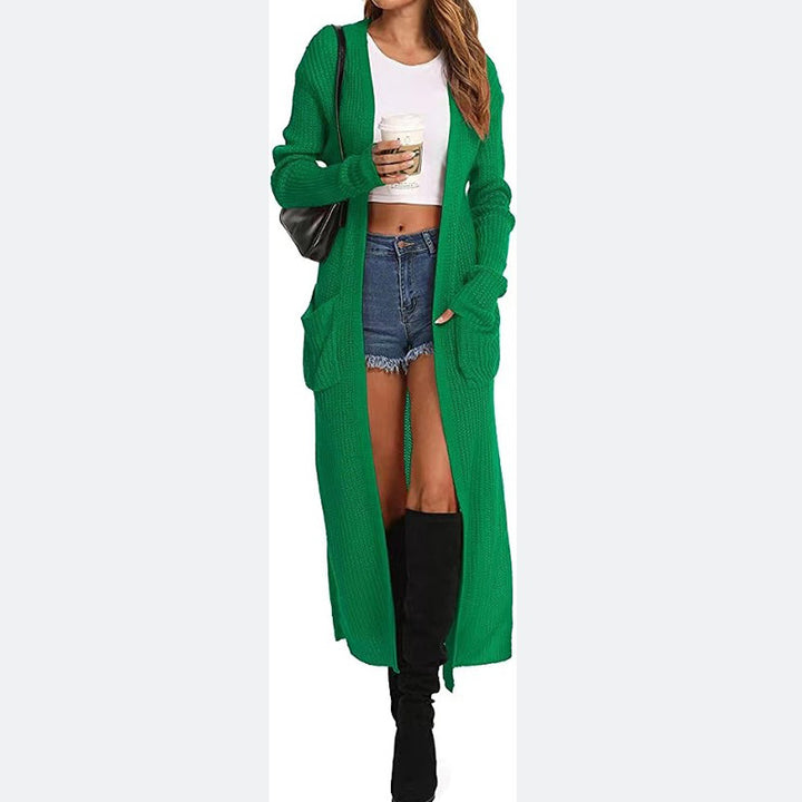 Ladies Chic and Stylish Long Knitted Cardigan