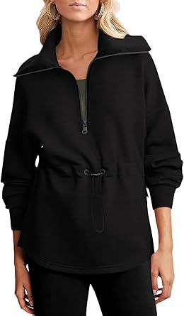 Casual hoodie for women with practical cord adjustment Lune London