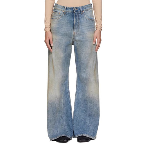 Jeans larges pour femmes à taille haute Chic & Stil
