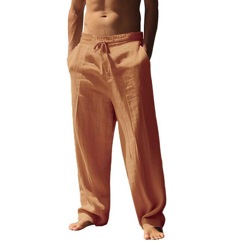 Men's airy summer pants with elastic waistband Chic and style
