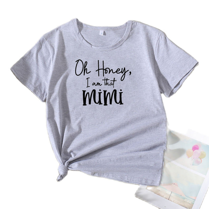 Women playful graphic quotes T-shirt Lune London