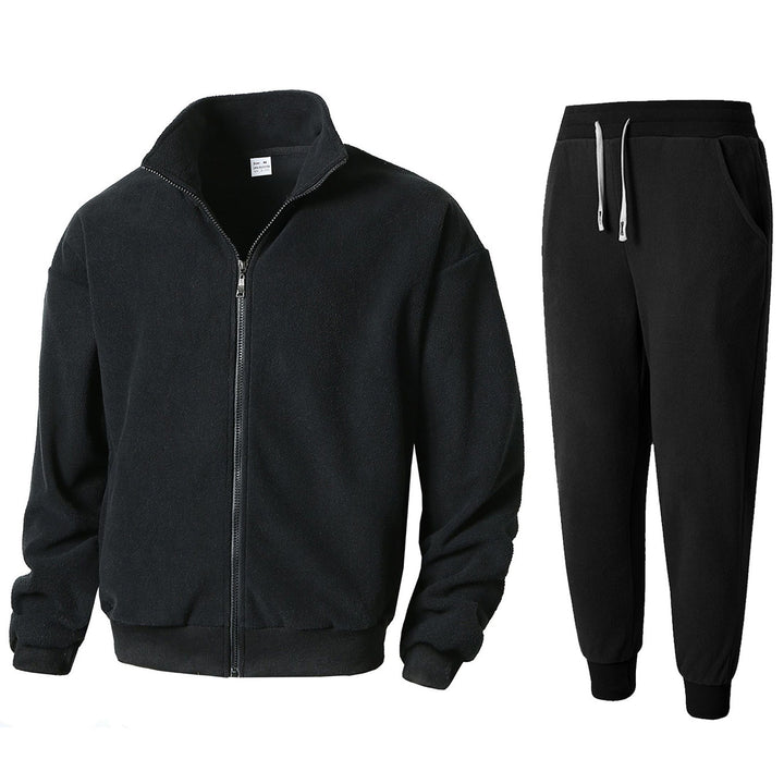 Lune London Men's Polar Fleece Loungewear with High Collar