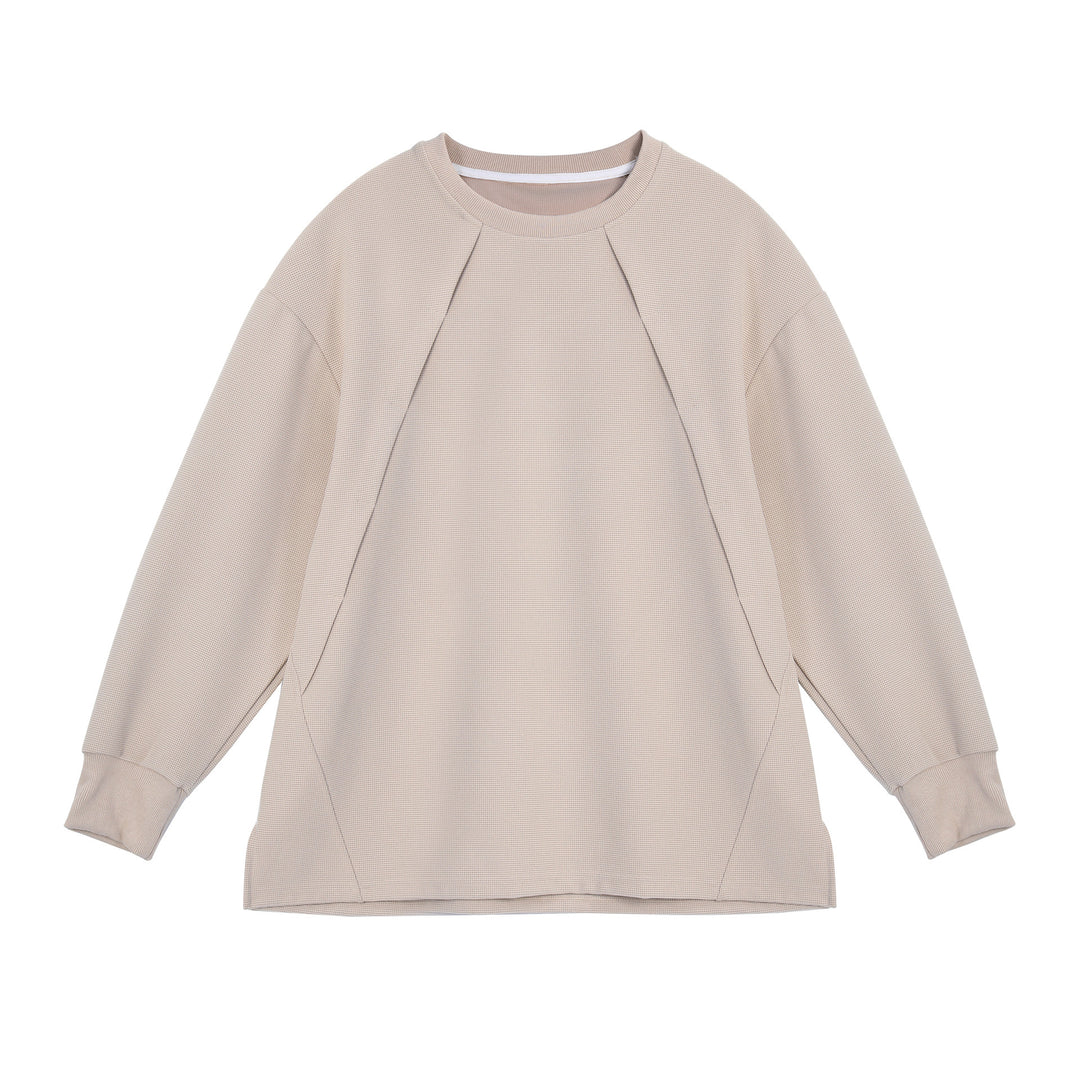 Women's sweatshirt with innovative structure design and casual fit Lune London