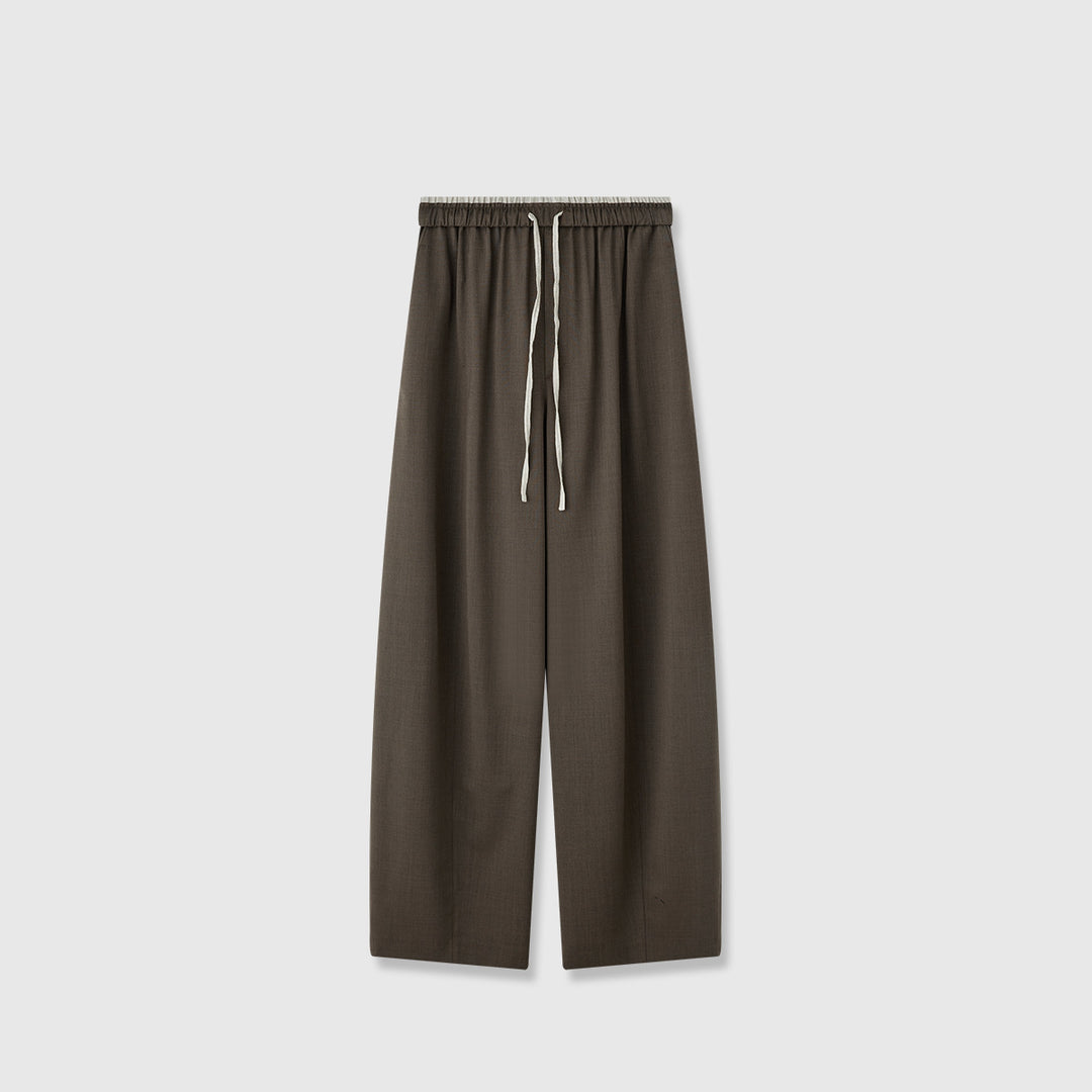 Casual Palazzo pants for women with elastic waistband and side pockets