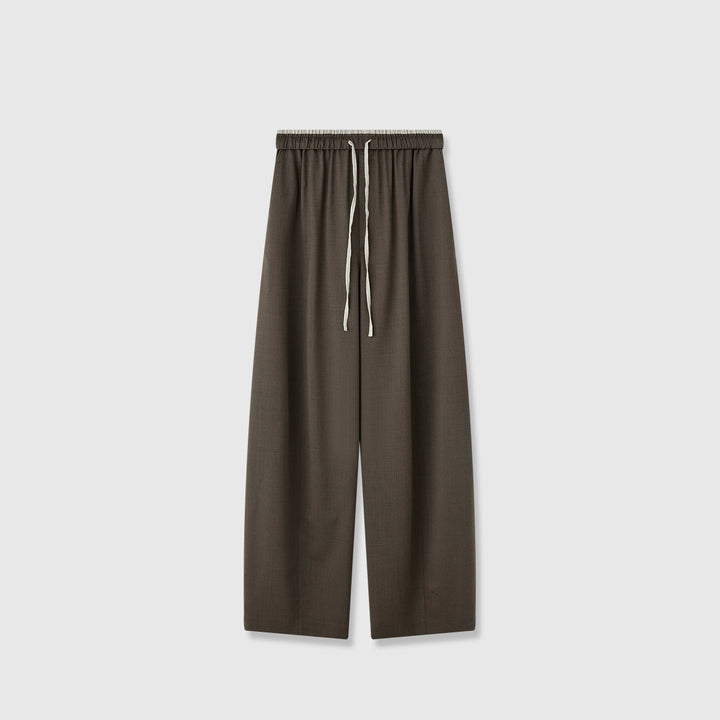 Casual Palazzo pants for women with elastic waistband and side pockets