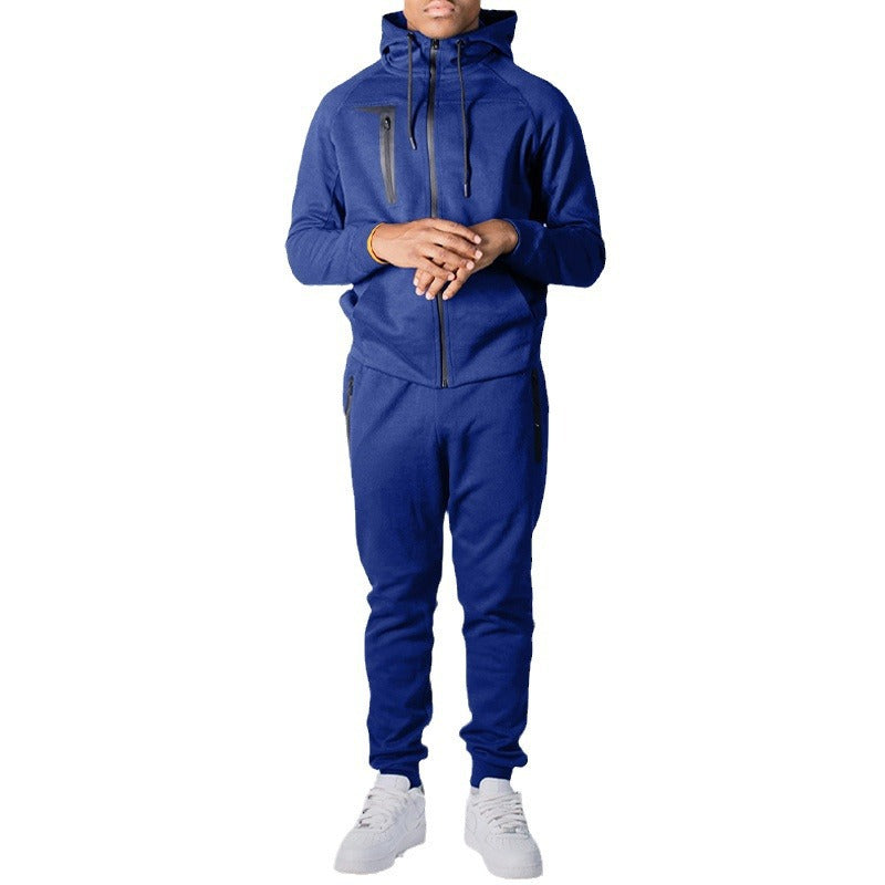 Complete sports outfit for men with hood and zippered pockets Lune London