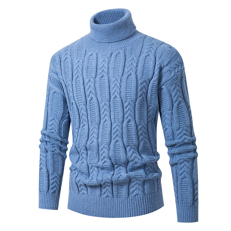 Lune London | Men's High-Quality Turtleneck Sweater with Pattern
