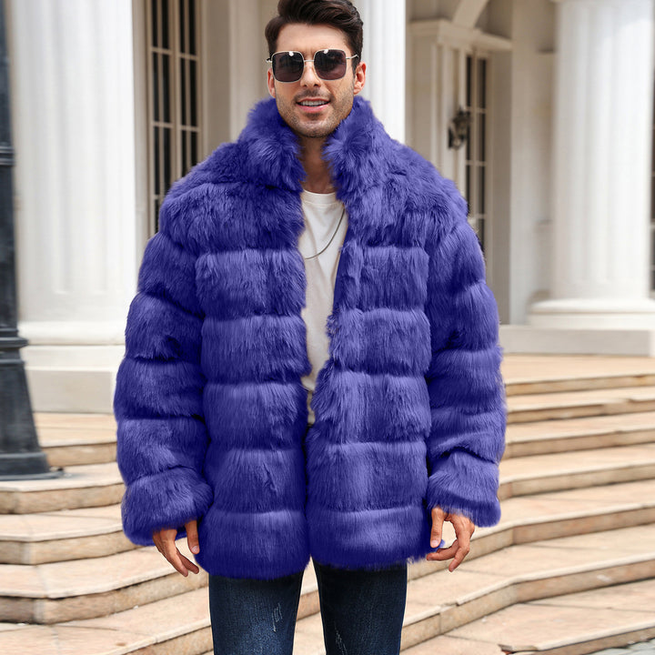 Men's Cozy and Elegant Faux Fur Jacket Amarae
