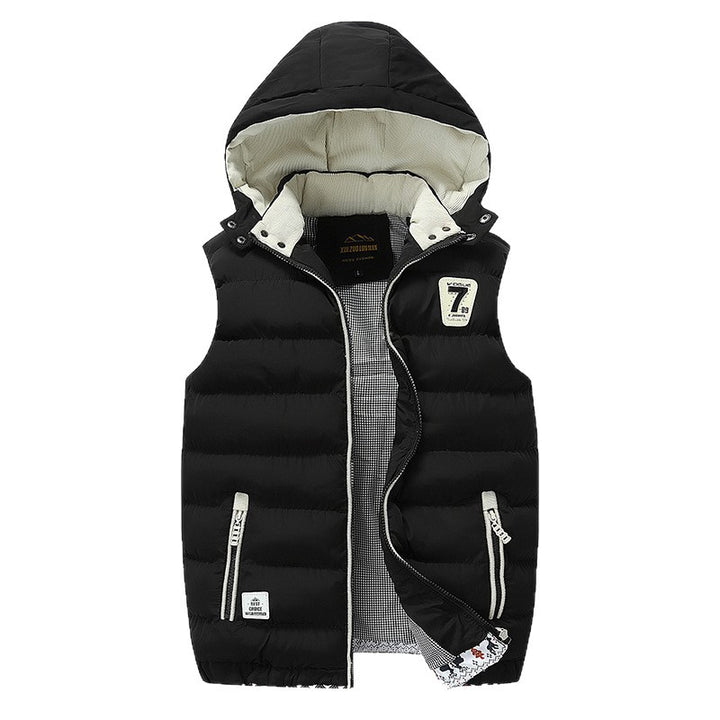 Ladies quilted hooded vest Lune London