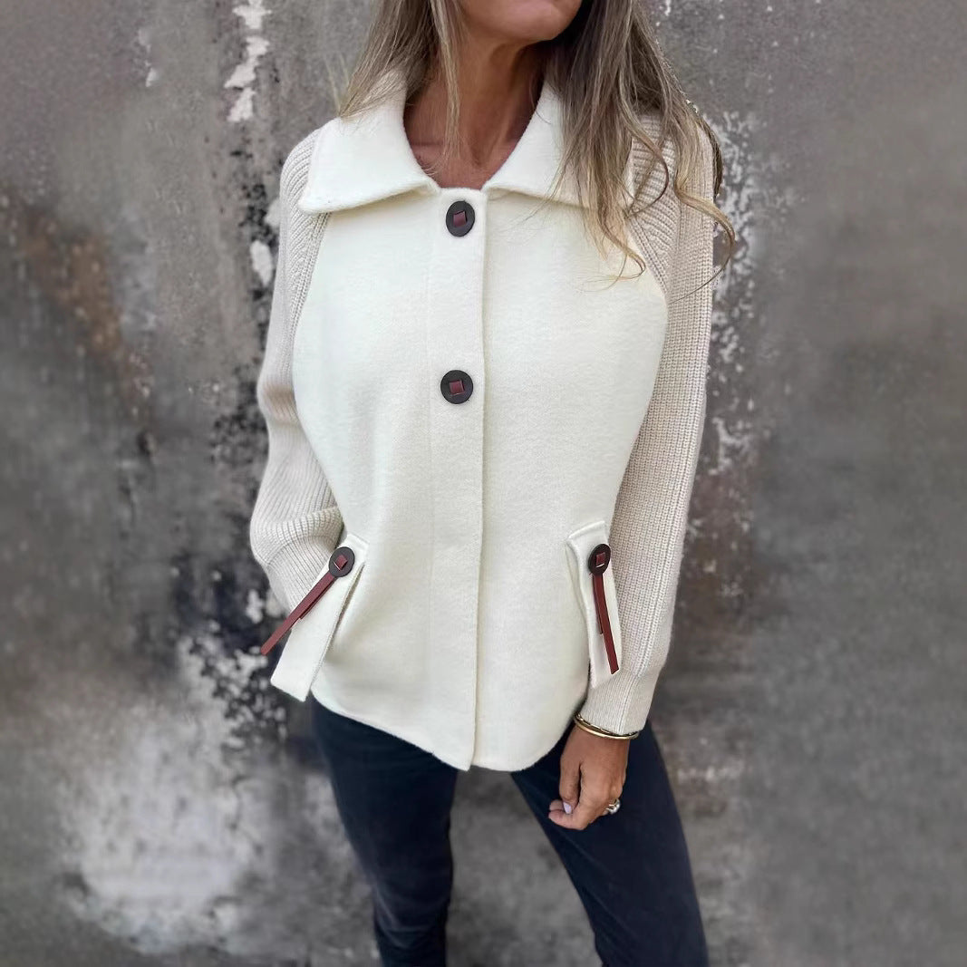 Women’s leisure jacket with structured design and practical pockets Lune London